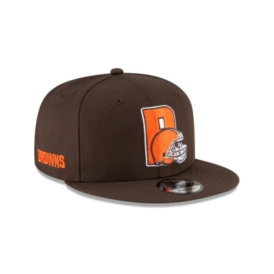 Sapca New Era Cleveland Browns NFL Logo Mix 9FIFTY Snapback - Maro